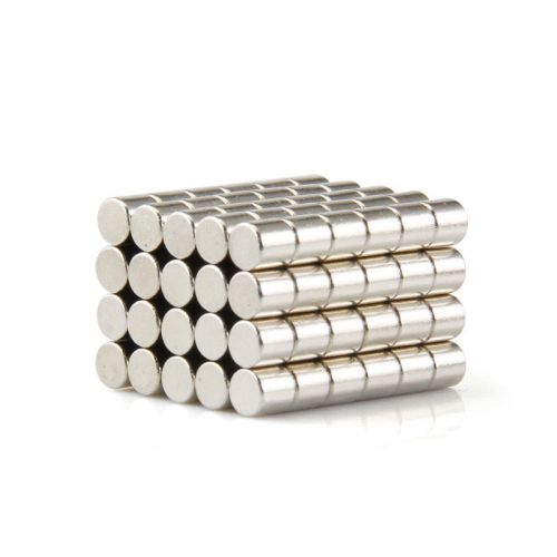 50pcs 4x4mm neodymium disc super strong rare earth n35 small fridge magnets for sale