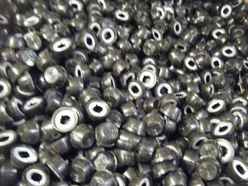 Lot of 300 caped 3/8&#039;&#039; tin nut axle cap push tricycle petal car bicycle rod for sale