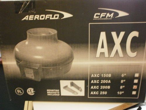 New In-line Centrifugal Fan Aeroflo AXC 200B 8&#034; Duct Booster