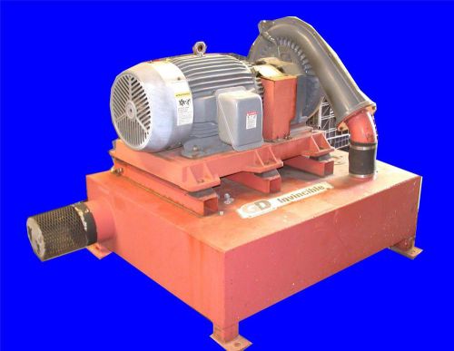 GARDNER DENVER AEROFLOW 40 HP INVINCIBLE BLOWER UNIT MODEL 7023 230/460 VOLTS