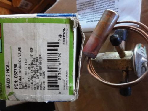 EMERSON THERMAL EXPANSION VALVE BAEB-2-HCA NEW