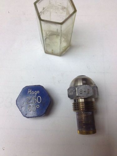 Oil Burner Nozzle - Hago 2.50-60°S-S