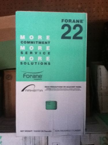 R22 refrigerant  30 lbs new in box honeywell / dupon / forane for sale