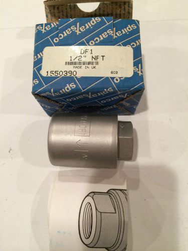 Spirax Sarco 1550390 DF1 1/2&#034; NPT Steam Trap Diffuser New in Box