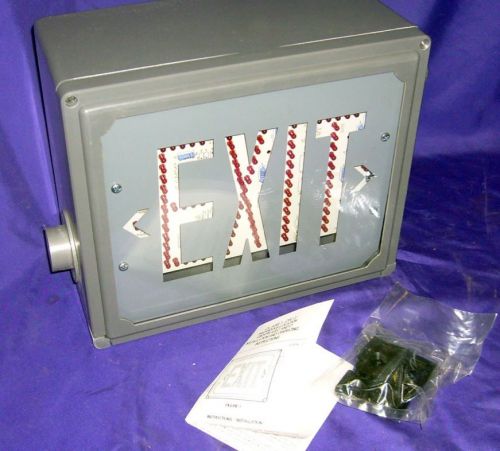 Exit Sign ,Chloride Systems LED Hazardous Location, Explosion Proof NEW IN BOX!