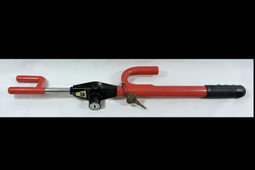 Vintage The Original Red THE CLUB Anti-Theft Steering Wheel Lock