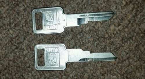 1991-1996 beretta &amp; corsica key blanks uncut