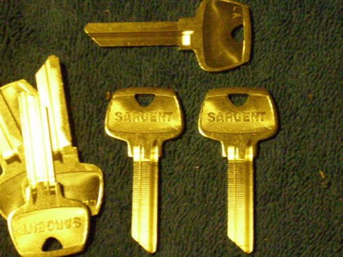 ORIGINAL KEY BLANKS FOR SARGENT LOCKS, ILCO #01007LA / 6275LA