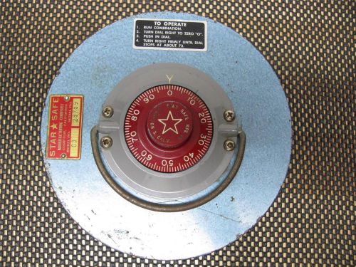 Vintage Star Safe Model C3 Combination Floor Safe Head Complete Great Condition