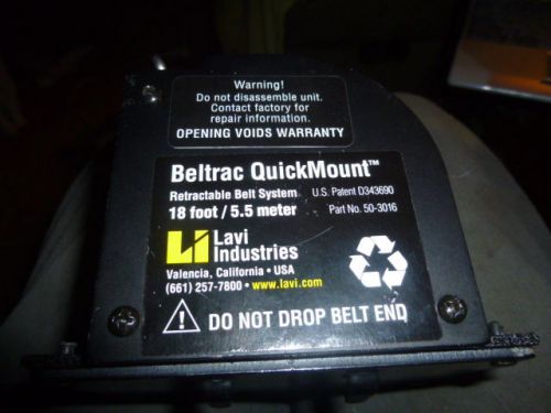 Beltrac QuickMount 18&#039; Retractable Belt Crowd Control yellow black Baracade