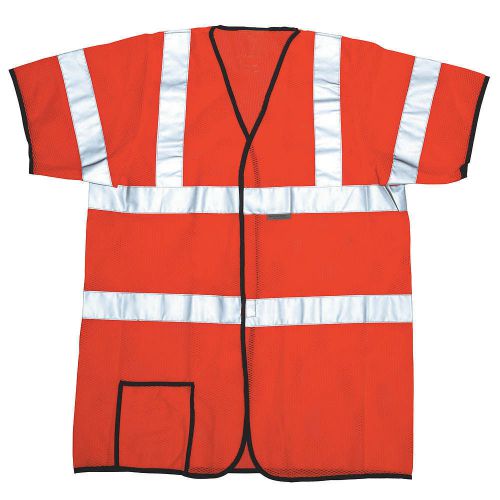 High visibility vest, class 3,2xl, orange lux-hscool3-o2x for sale