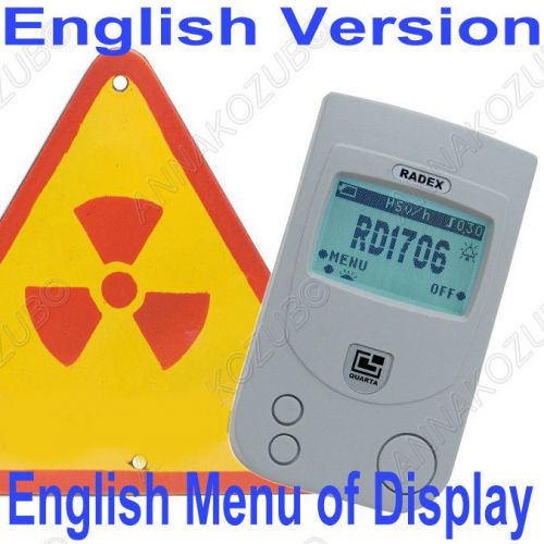 RADEX 1706 RADIATION DOSIMETER Digital Geiger Tube Counters