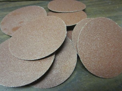 10pc 3&#034; 100 grit roloc cookie discs aluminum oxide sanding disc roll lock type r for sale