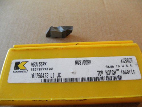 5 KENNAMETAL INSERTS NEW NG3156RK KC5025