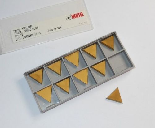 HERTEL Carbide Turning Inserts TPG320 HC325 HCX41245K USA Qty 10 &lt;614&gt;