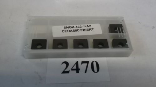 6 PCS SNGA 433 A2 CERAMIC INSERTS #1-2442CR-131 **NEW**