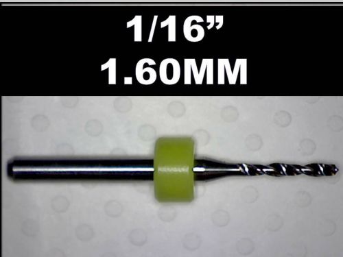 1/16&#034; - 1.60mm  Carbide Drill Bit - NEW One Piece - CNC Dremel PCB  Hobby Models