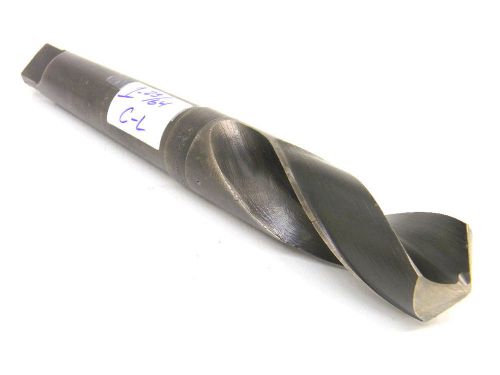 USED CHICAGO-LATROBE 1-23/64&#034; TAPER SHANK TWIST DRILL 1.3593&#034; #4MT