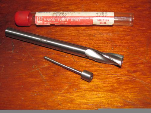 BRAND NEW INTERCHANGABLE COUNTERBORE , 11/32&#034; DIAMETER WITH 1/4&#034; PILOT , UNION