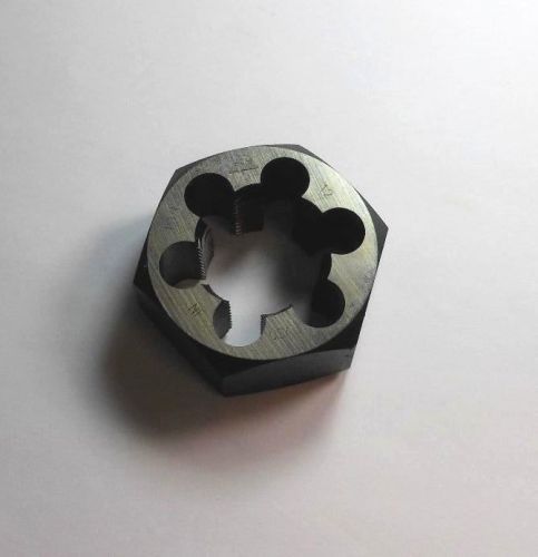 Hex Rethreading Die 1-1/4-12 UNF Carbon Steel 2-3/16&#034; x 1&#034; 24180 &lt;056&gt;