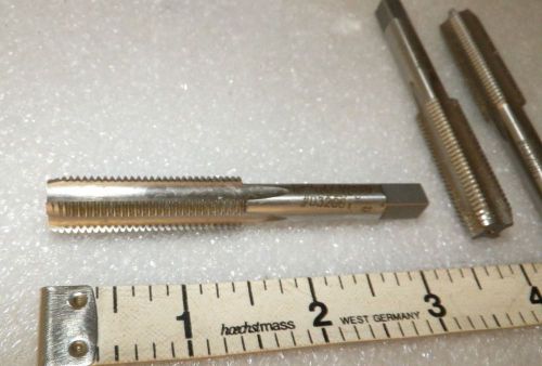 3 pieces hand tap 7/16&#034; -20 H5 GH  NF 4 flutes   R&amp;N 032081  unused (Loc10)