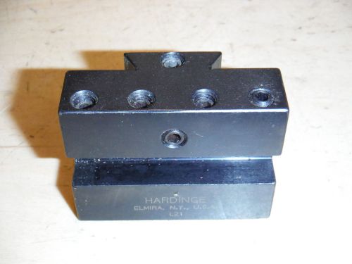 GENUINE HARDINGE L21  TOOL HOLDER FOR L18 LATHE QUICK CHANGE TURRET