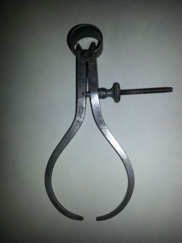 Starrett 79a-4 spring-type outside caliper,flat leg,4&#034; capacity for sale