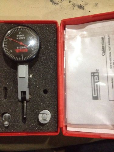 SPI 14-837-9 BLACK FACE HORIZONTAL DIAL TEST INDICATOR MACHINIST TOOLMAKER