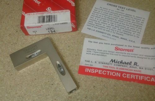 Starrett cross test level No. 134 *MINT*