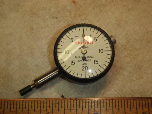 Starrett  # 80-144J Dial Depth Gauge .001&#034; and .100&#034; Range