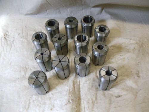 Half-grip collet set 13pcs 1/8&#034; to 7/8&#034; by 16ths for sale