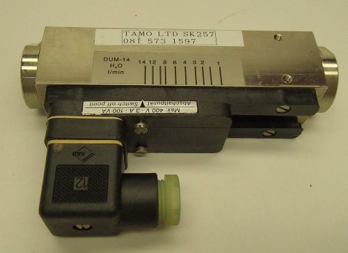 TAMO LTD SK257 Flow Switch TAMO Ltd. 081 573 1597 Adjustable 1 - 14 LPM 1/2&#034; NPT