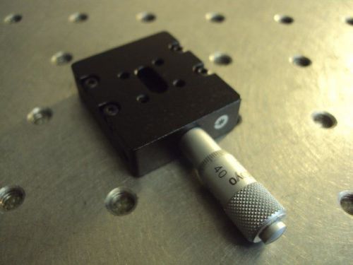 NRC NEWPORT THORLABS OPTOSIGMA ? LINEAR OPTICS POSITIONER ALIGNMENT STAGE