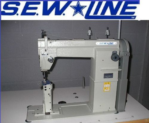 SEWLINE 810F NEW 1-NEEDLE POSTBED REVERSE &amp;SERVO MOTOR INDUSTRIAL SEWING MACHINE