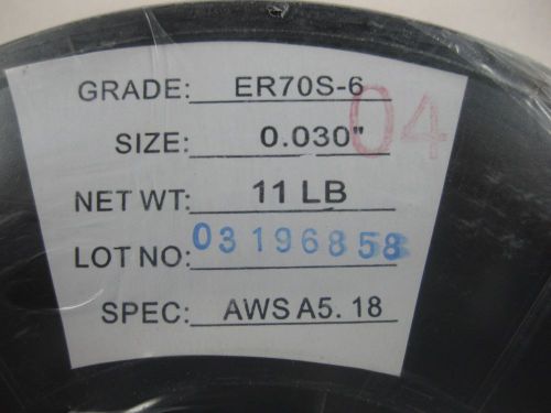 Er-70s-6 solid mig wire 0.030&#034;  11 lb spool for sale