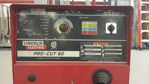 Lincoln Plasma Cutter Pro-Cut 60 Serial#U1960315919