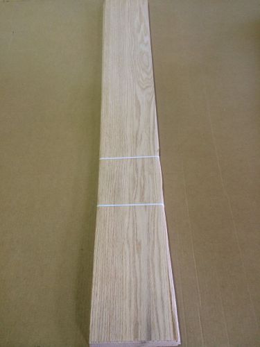 Wood veneer red oak 6x47 22pcs total raw veneer &#034;exotic&#034; ro19 8-13 for sale