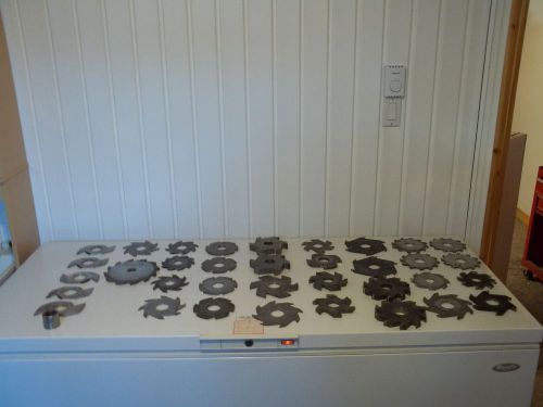 lot of 35  shaper cutter  molder  gladu royce leuco and more