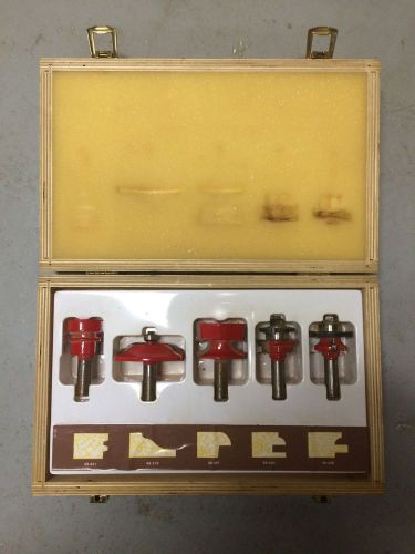 Freud 94-100 Raised Panel Door Router Bit Set Used Once