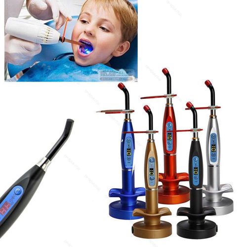 Dentist dental #e 5w wireless cordless led curing light lamp 1500mw 3model black for sale