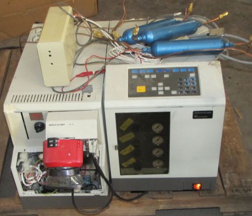 Perkin elmer model 8500 gas chromatograph w/ hs-6 &amp; interface for sale