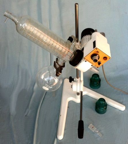 Rotary evaporator -- buchi brinkman rotovapor re, condenser, flask, vapor tube for sale