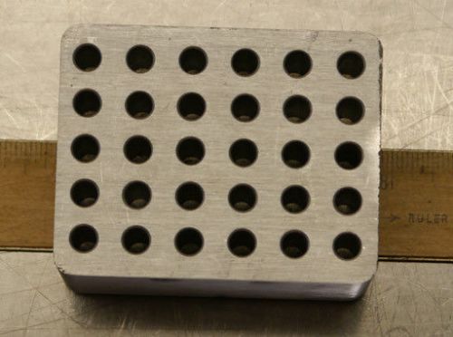 aluminum heat block laboratory 7mm tubes VWR fisher