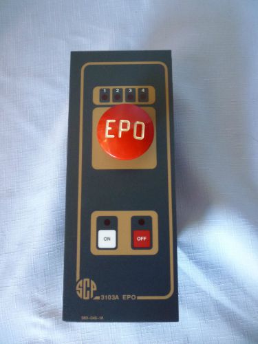 Santa Clara Plastics SCP 3103A EPO Emergency Power Off Module - NEW, NEVER USED