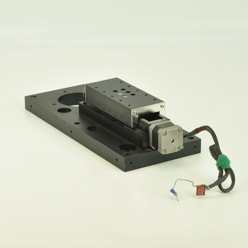 Motorized Linear Stage with Aperture Base Plate