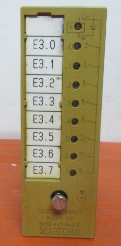 Siemens digital input module 8x24vdc 6es5421-8ma12 for sale