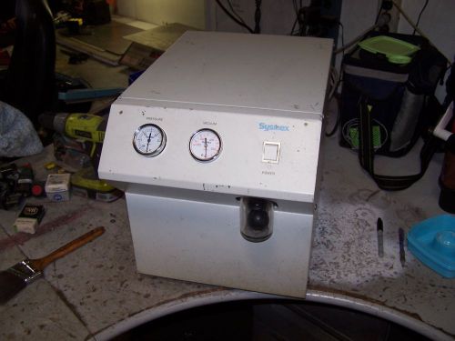 SYSMEX PU-12 PNEUMATIC PUMP VACUUM UNIT HEMATOLOGY ANALYZER 115 VAC