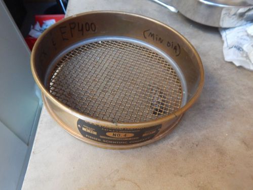 U.S.Standardc Testing Sieve&#034;Fisher Scientific&#034; # 4