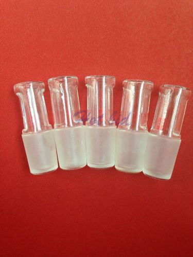 24/29,Hollow Glass Stopper,Glass plug,5 pcs,Laboratory glassware