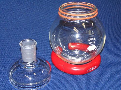 Kimax 1000 ml round bottom flask, 24/40 top joints for sale
